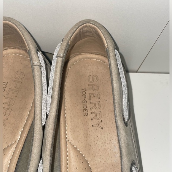 Gray suede🩶sperry platforms chunky sneakers platform sneakers boat shoes y2k - Picture 3 of 9